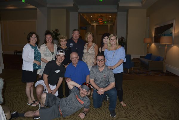 Dave with his family at the Margaritaville Reception - 3/20/2019