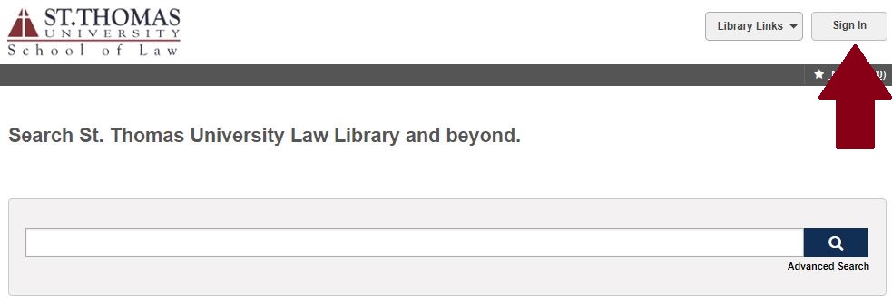 Setting Up Your Law Library Account