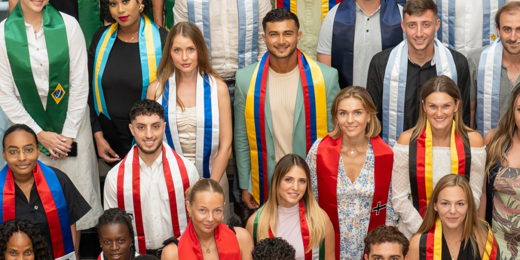 International Student Sash Ceremony