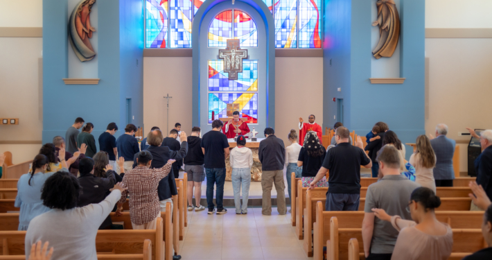 College of Law students blessing.
