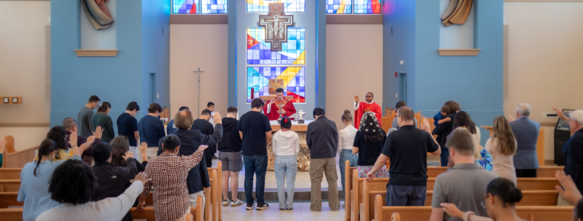 College of Law students blessing.