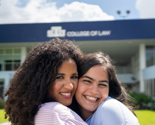 Shanaya and Camila, law friends