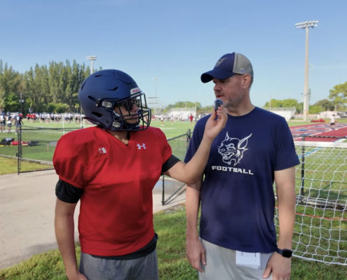 Win With Nabs works out at St. Thomas University