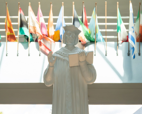 St. Thomas More statue.